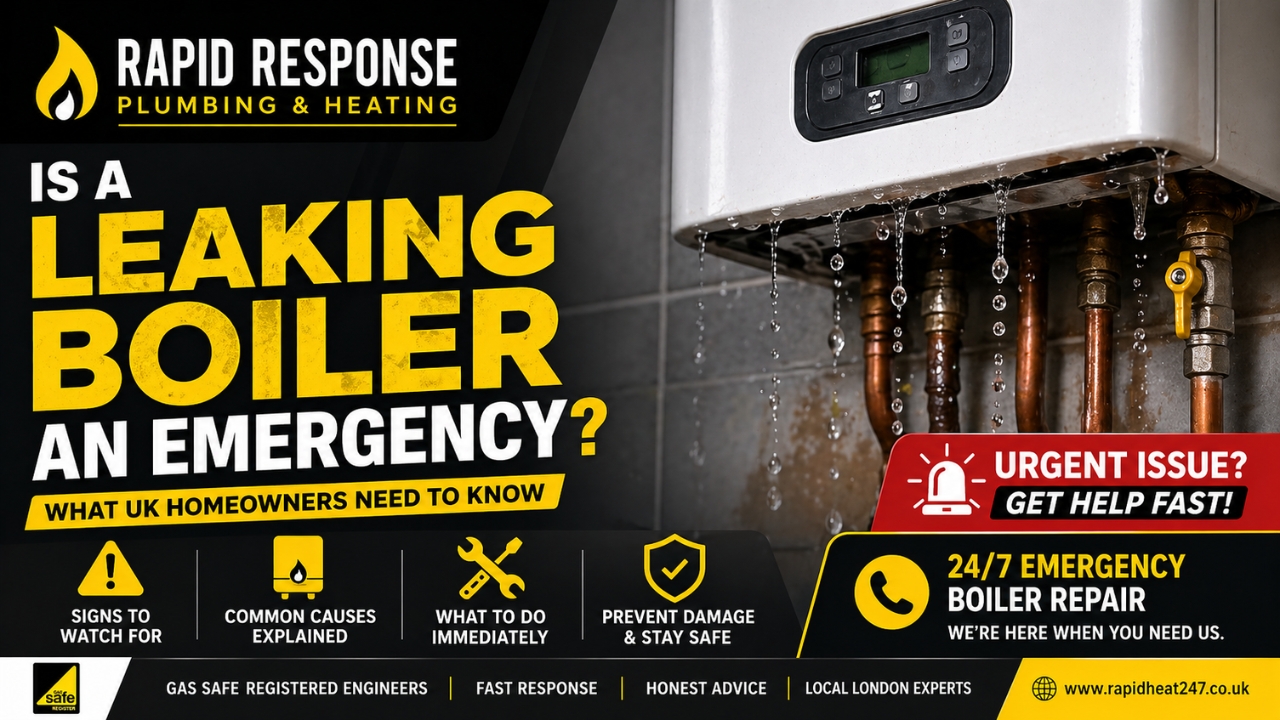 leaking boiler an emergency UK