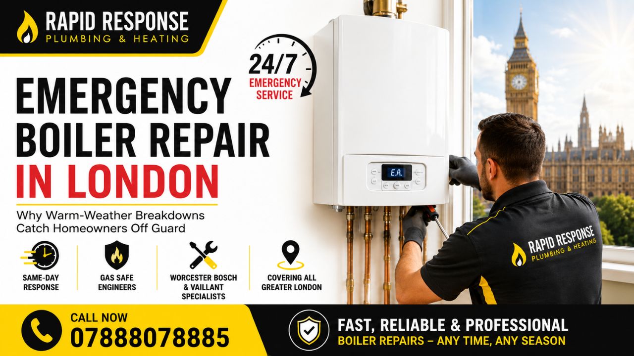 Worcester Bosch boiler fault code display during emergency repair London