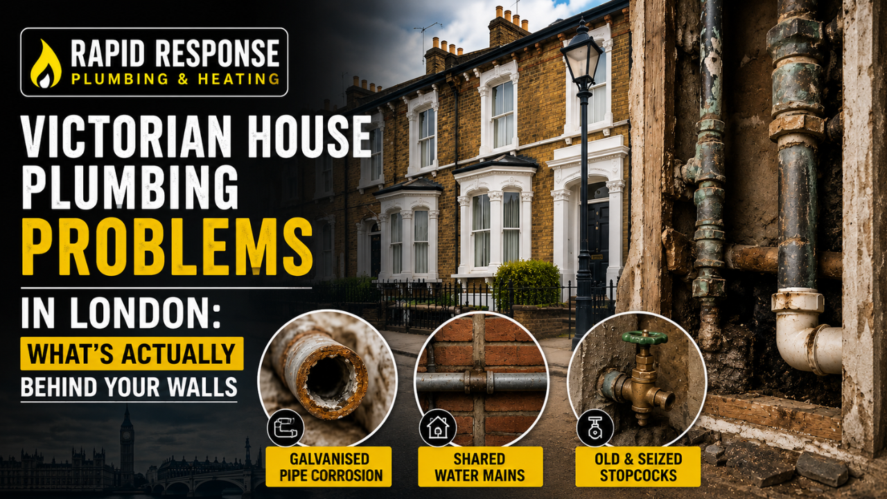 Victorian house plumbing problems London