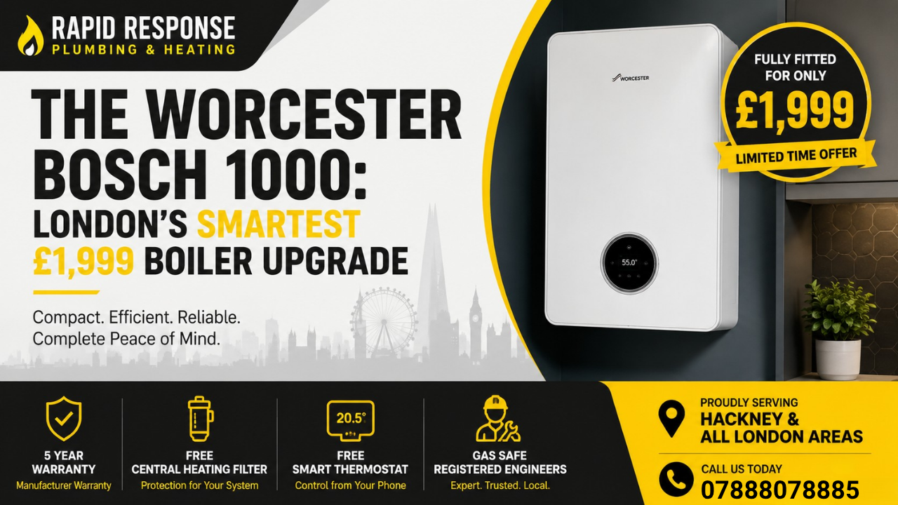 Worcester Boiler Installation in Hackney