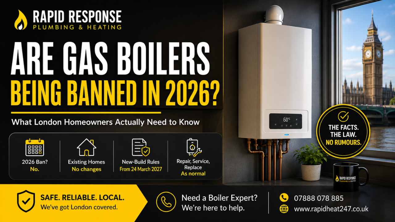 Gas boiler ban 2026 myth vs fact for London homeowners