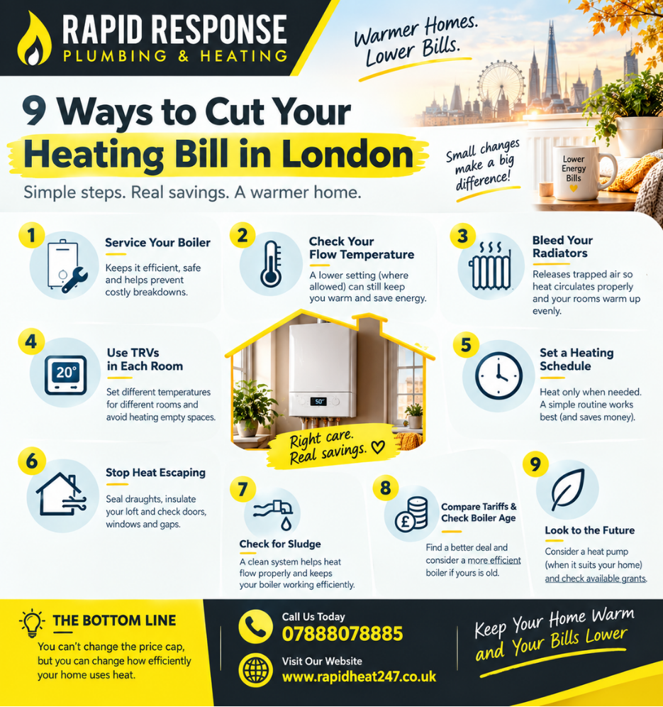 9 Ways to Cut Your Heating Bill in London